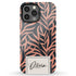 Boho Flowers Custom Name iPhone Case